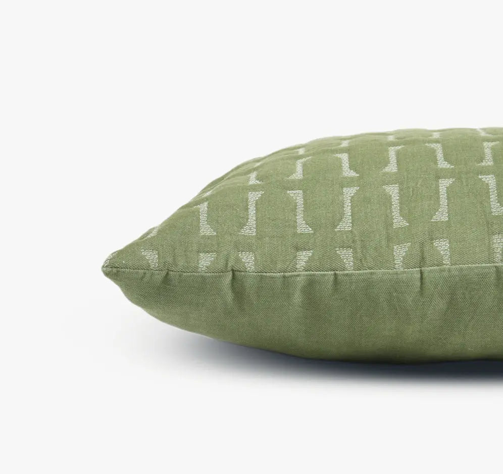Twig Fern Embroidered Velvet Cushion Cover SanctuaryLiving