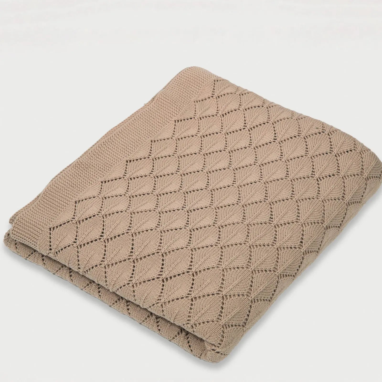 Hygge Blush Knitted Throw SanctuaryLiving