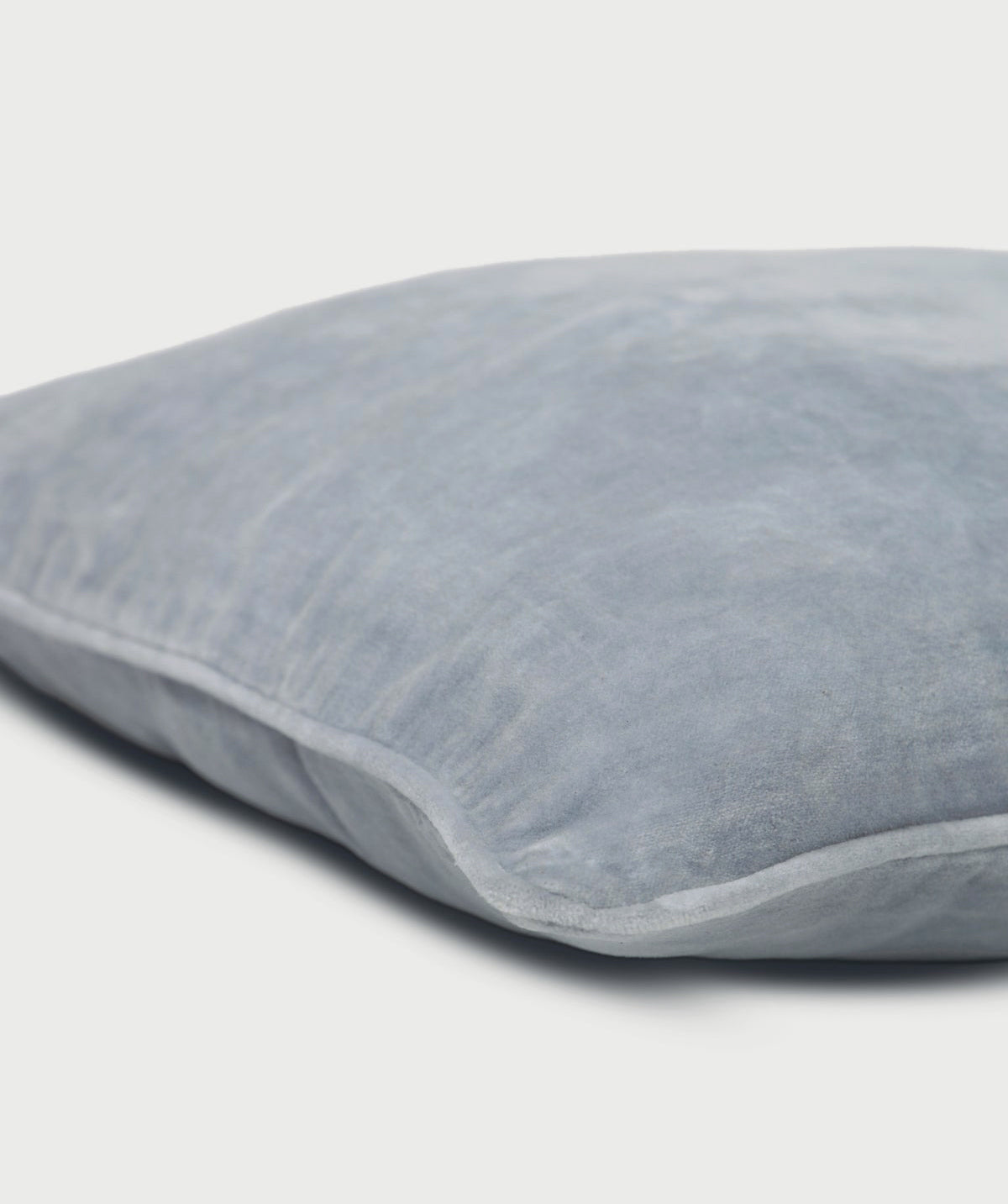 Baby Blue Velvet Euro Sham