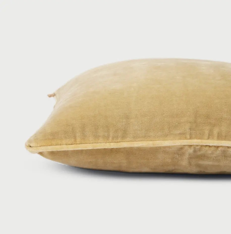Sand Velvet Euro Sham SanctuaryLiving