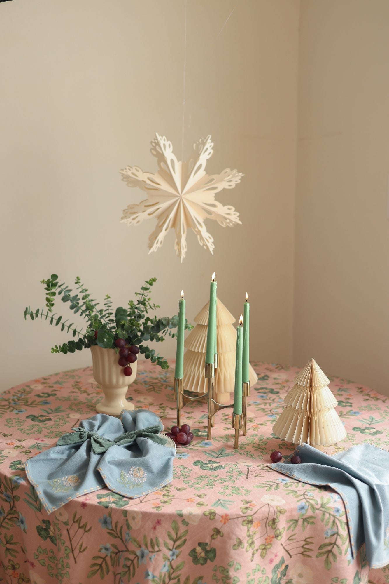 Eucalyptus Velvet Napkin Rings-Set of 4 SanctuaryLiving