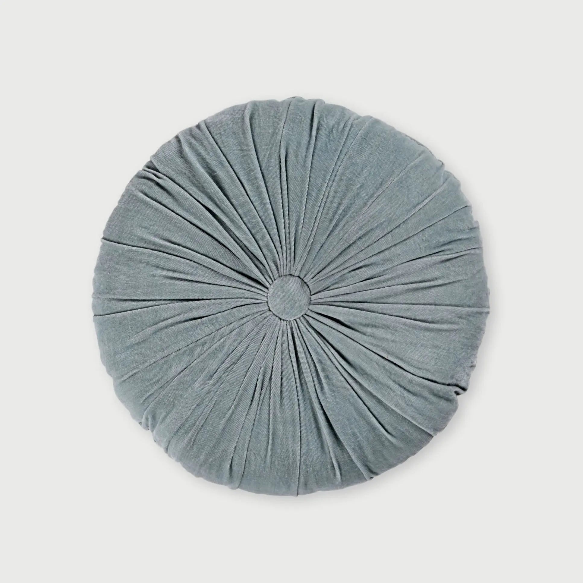 Cuddle Duck Egg Velvet Round Cushion SanctuaryLiving