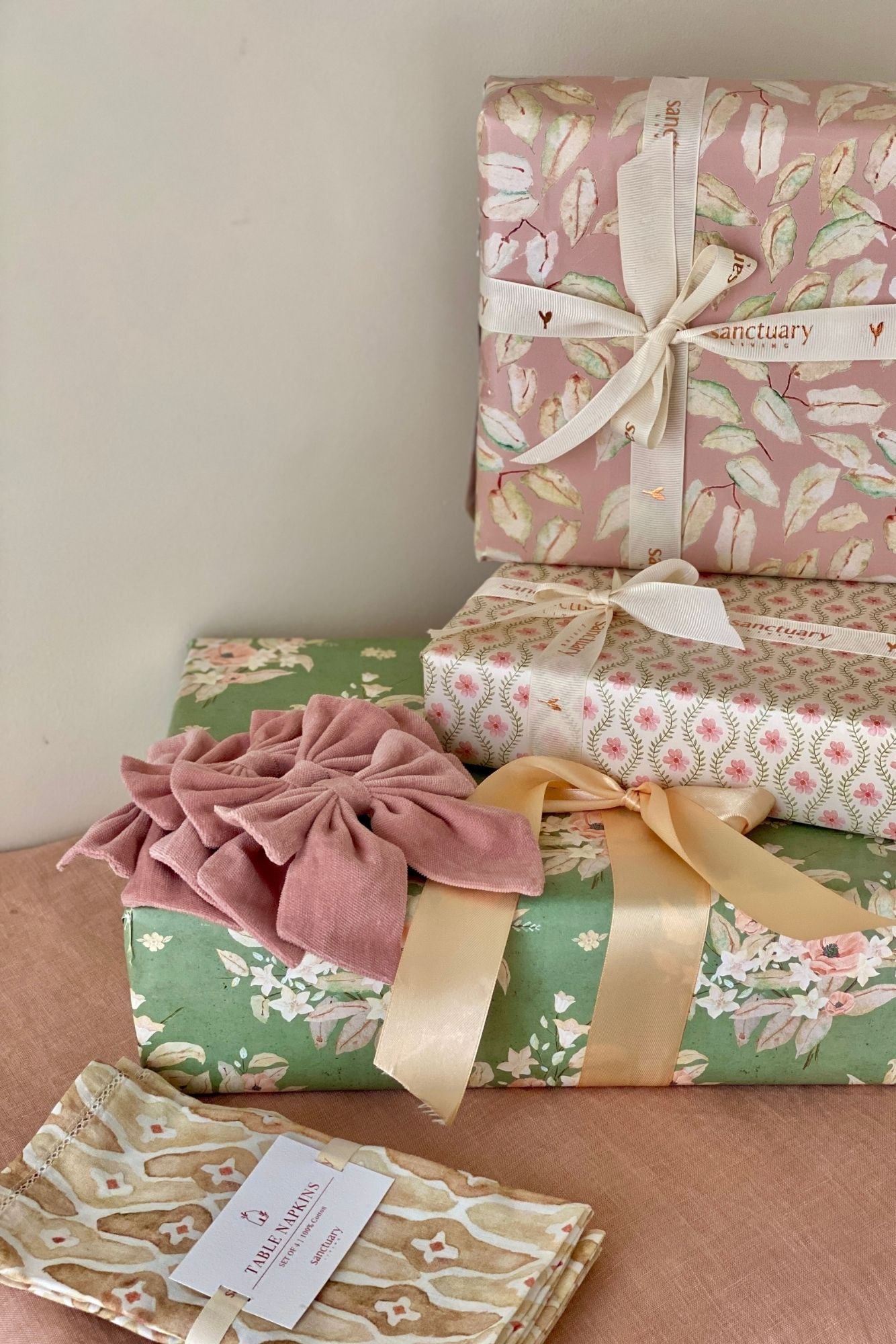 Mosaic Sand Gift Box-Napkins & Napkin Rings