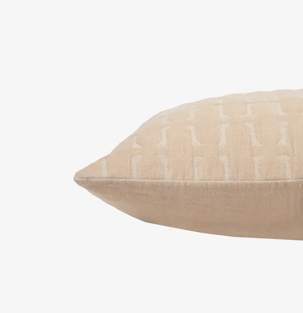 Twig Blush Embroidered Velvet Cushion Cover SanctuaryLiving