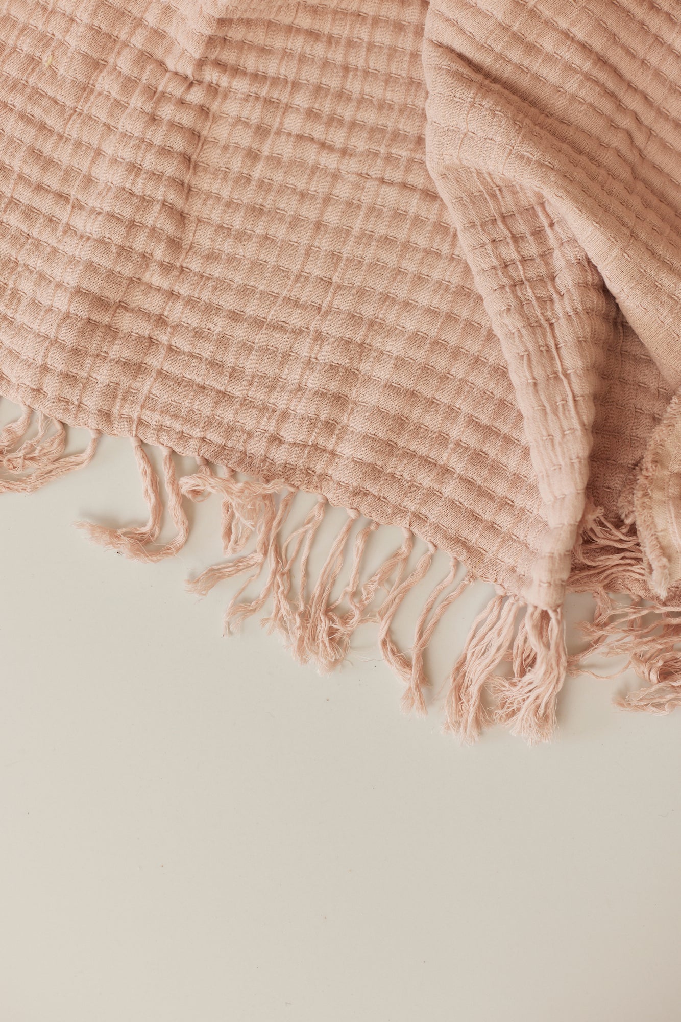 Trail Blush Cotton Throw