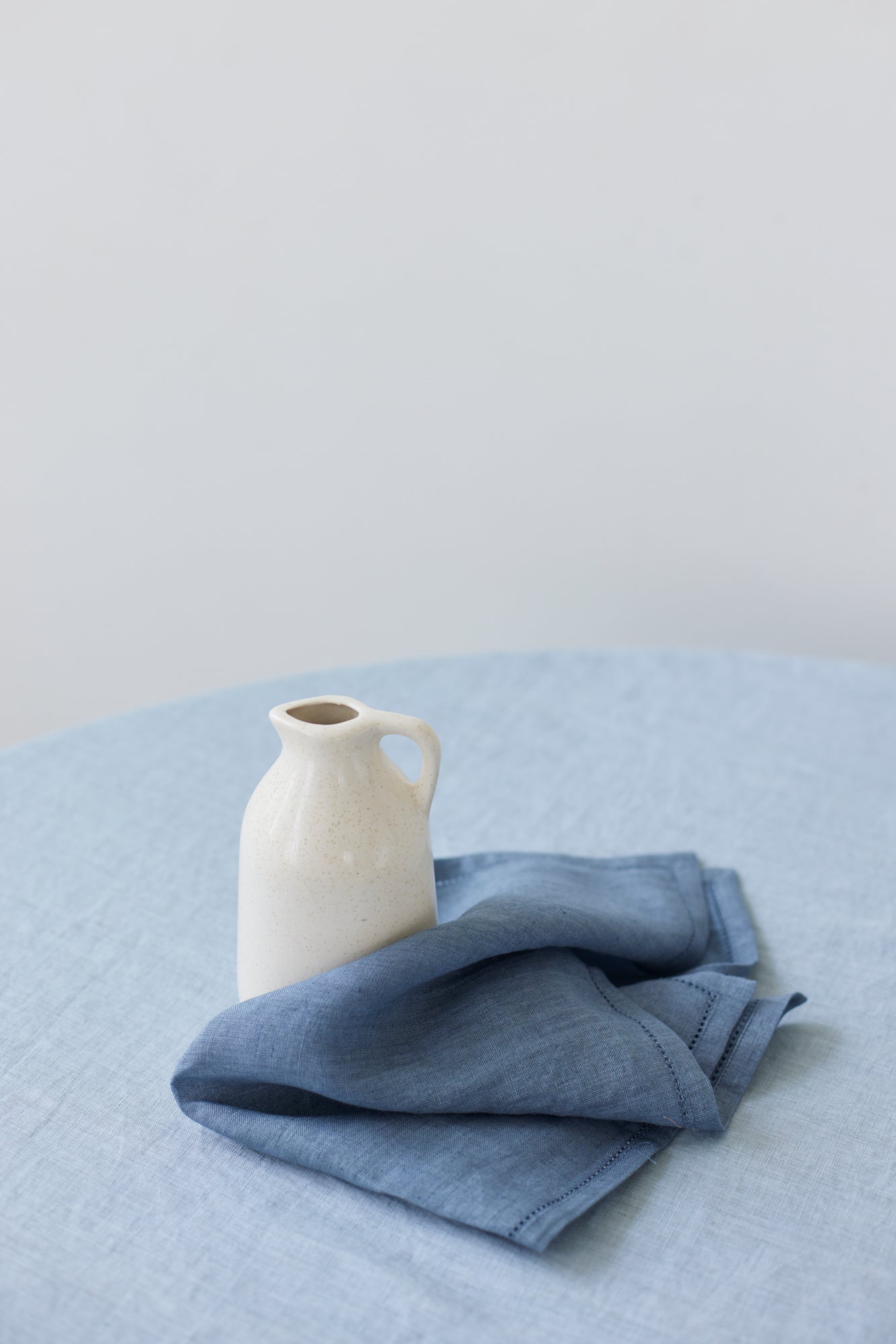 Azure Linen Table Napkins-Set of 2