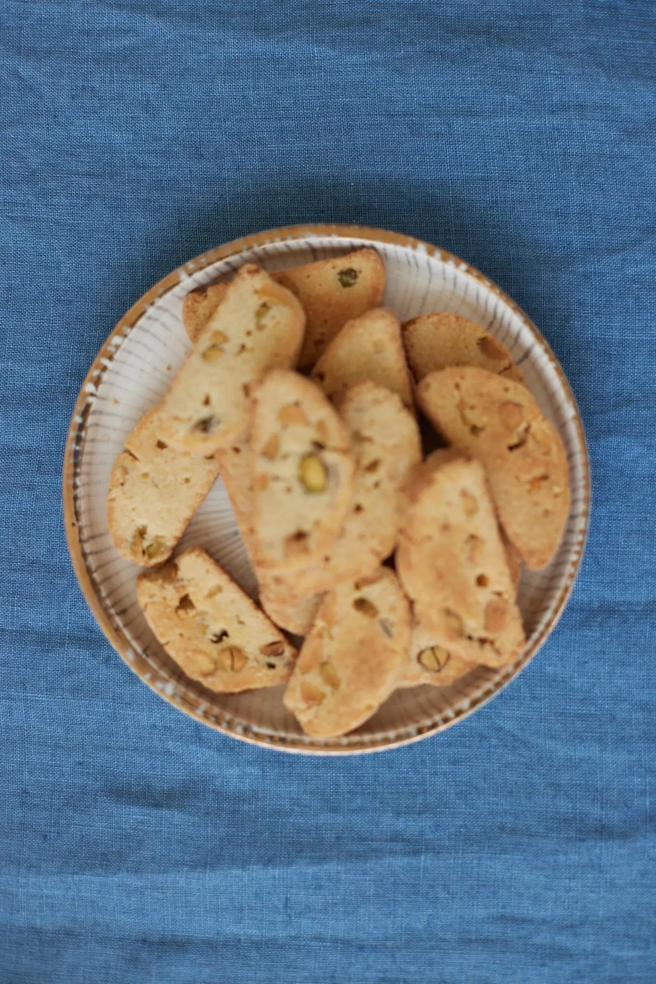Azure Linen Table Cover SanctuaryLiving
