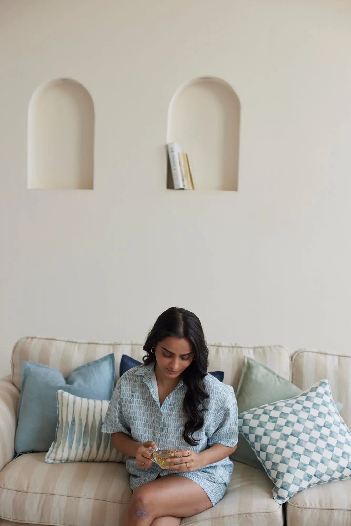 Echo Speckle Blue Co-ord Set SanctuaryLiving