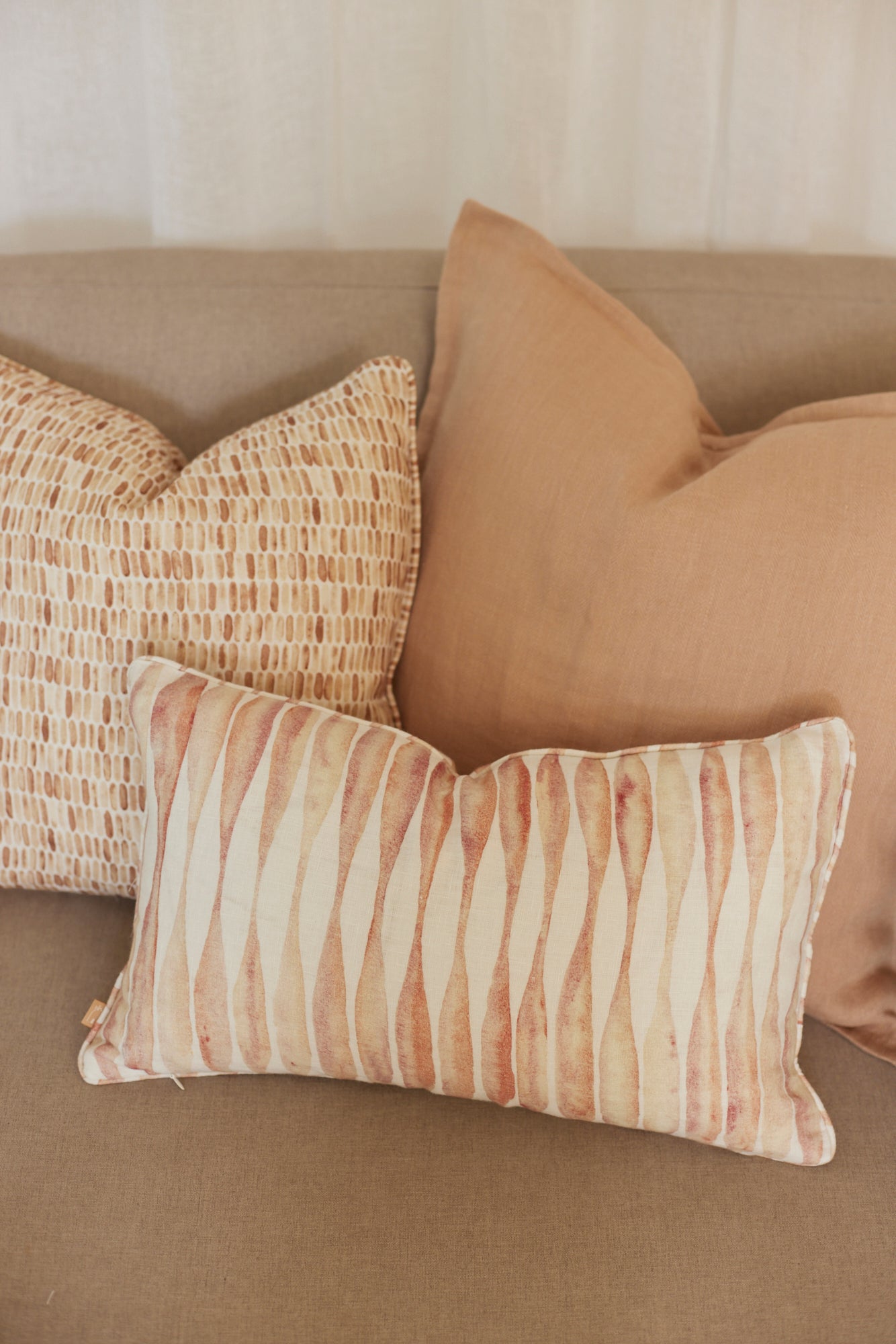 Speckle Spice Linen Cushion Cover