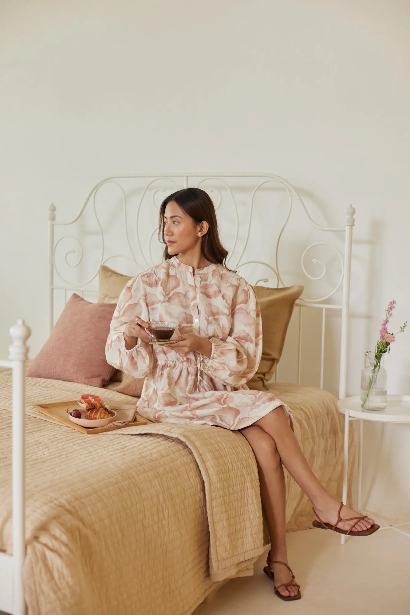 Peony Cascade Blush Dress SanctuaryLiving