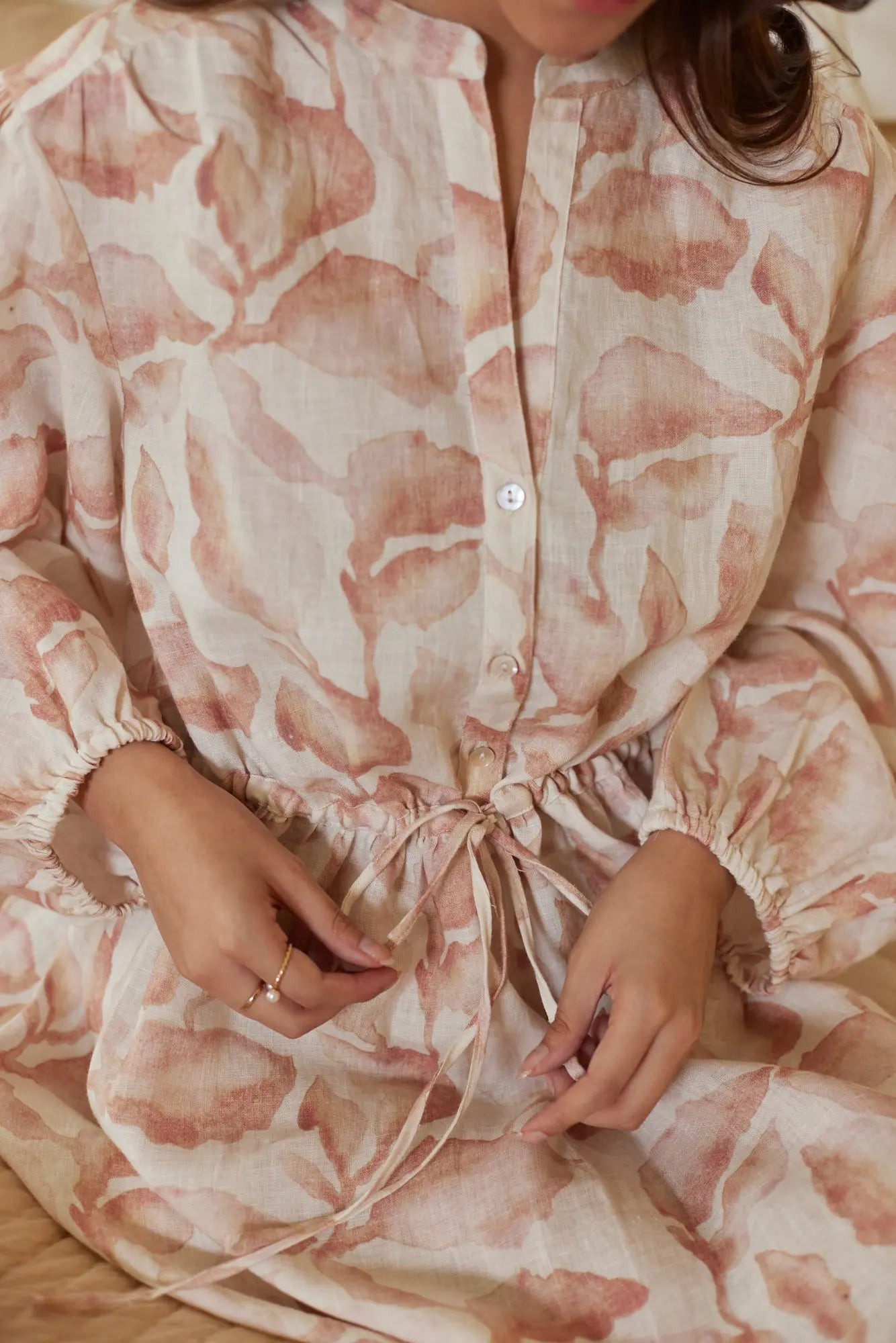 Peony Cascade Blush Dress SanctuaryLiving