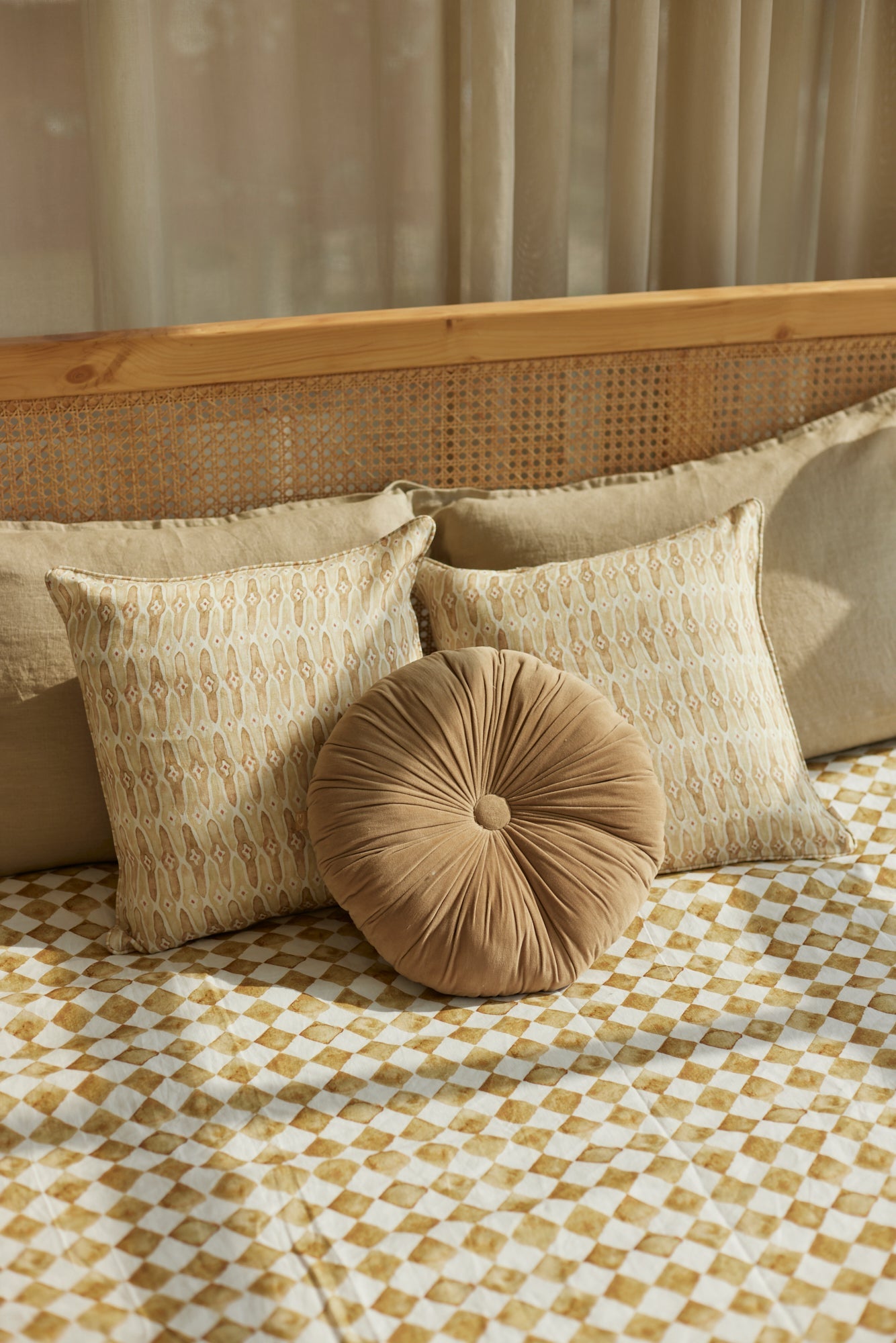 Sand Linen Pillow Cover