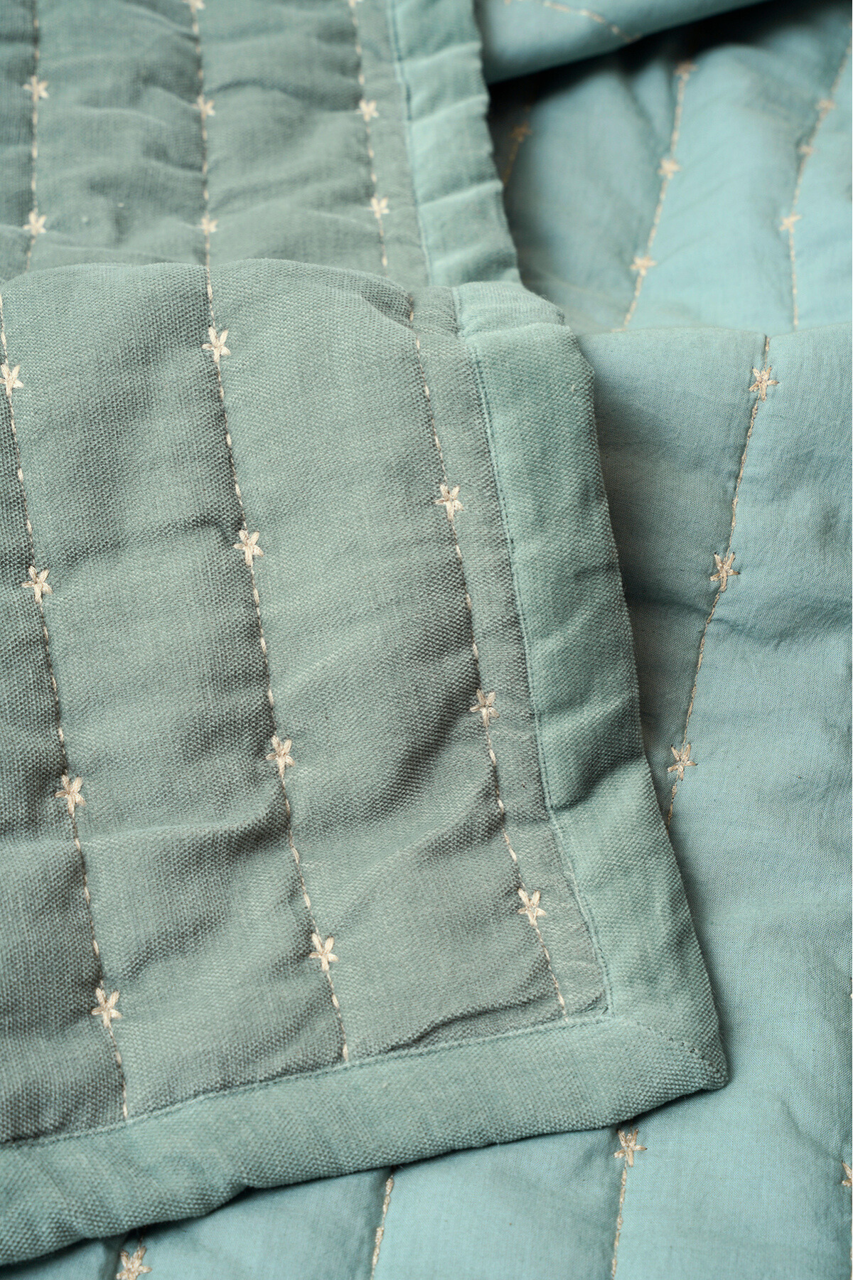 Sitara Duck Egg Cotton Quilt