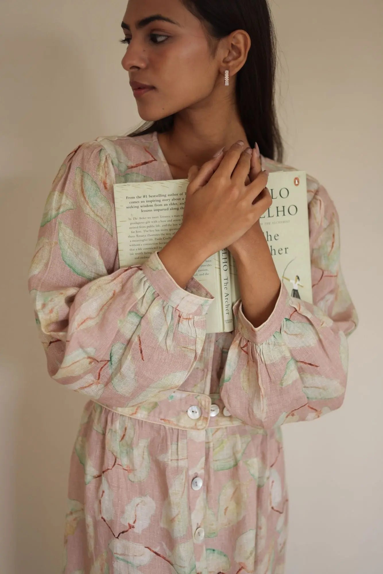 Elina Linen Blush Dress SanctuaryLiving