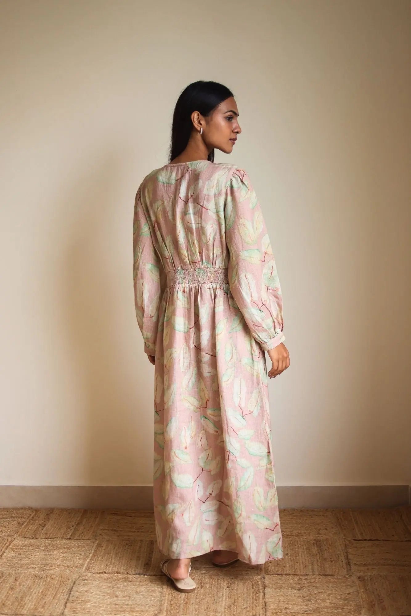 Elina Linen Blush Dress SanctuaryLiving