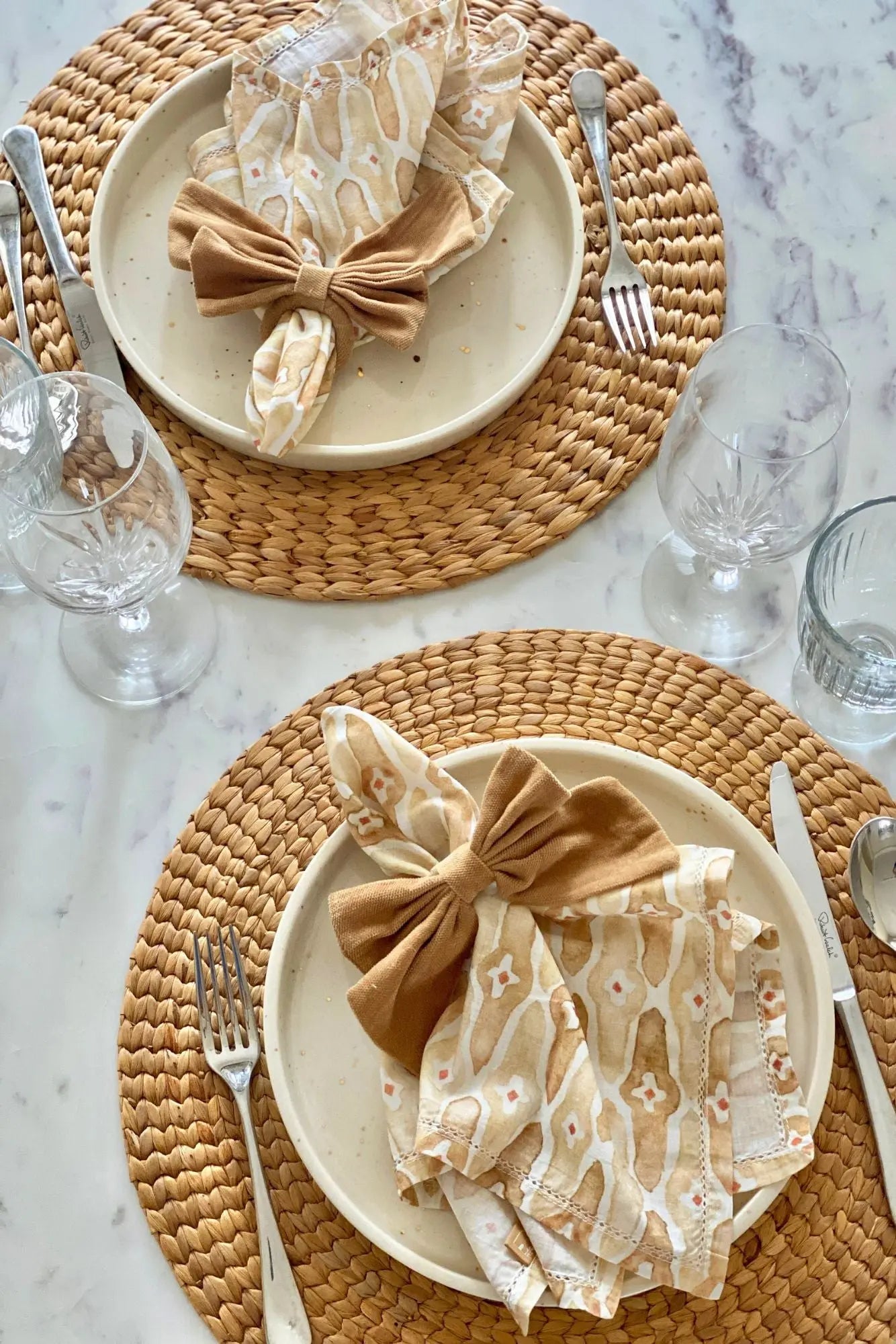 Sand Velvet Napkin Rings-Set of 4 SanctuaryLiving