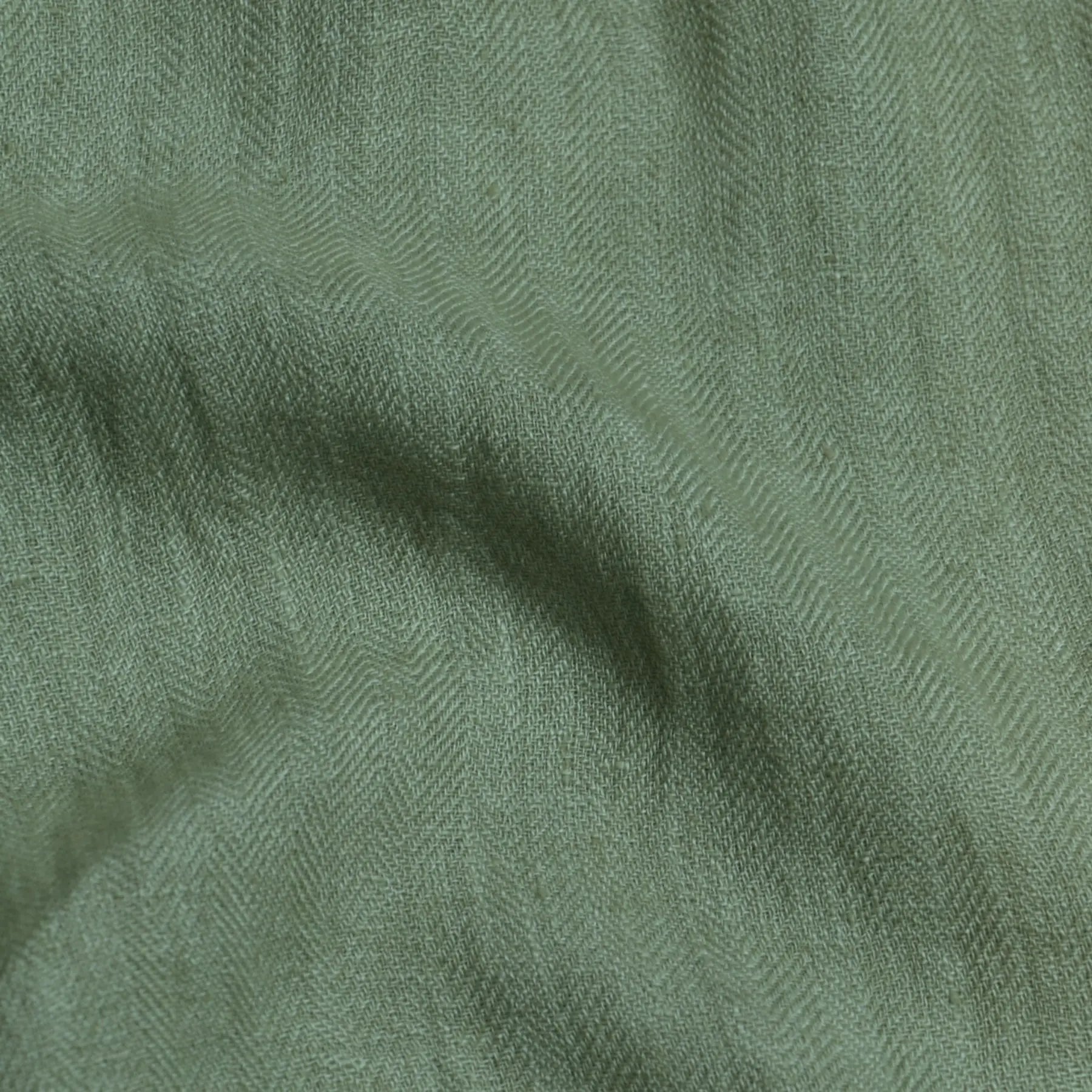 Eucalyptus Herringbone Linen Table Cover SanctuaryLiving