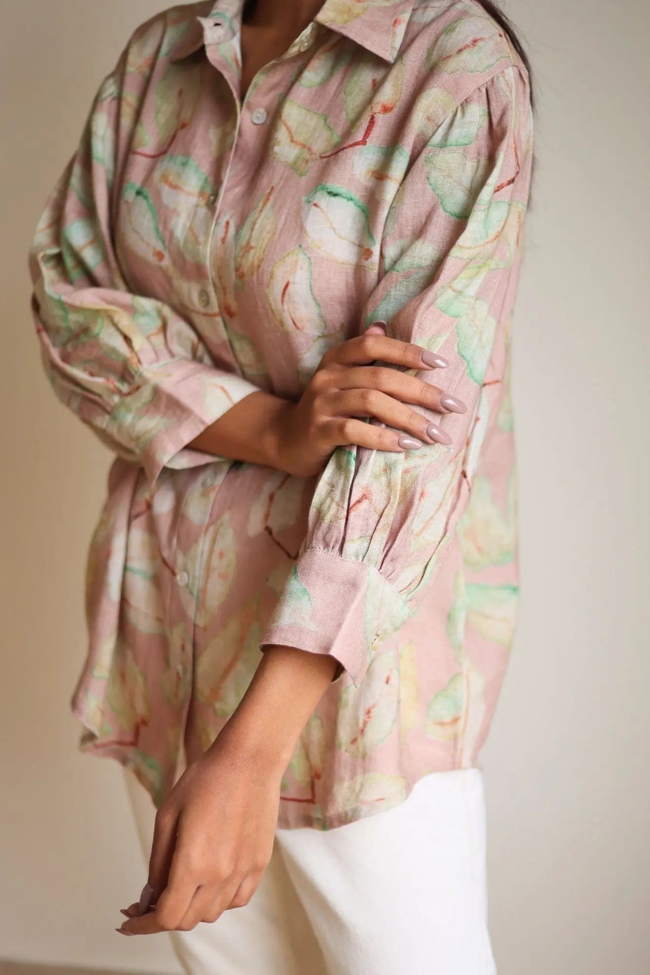 June Grove Linen Blush Shirt SanctuaryLiving
