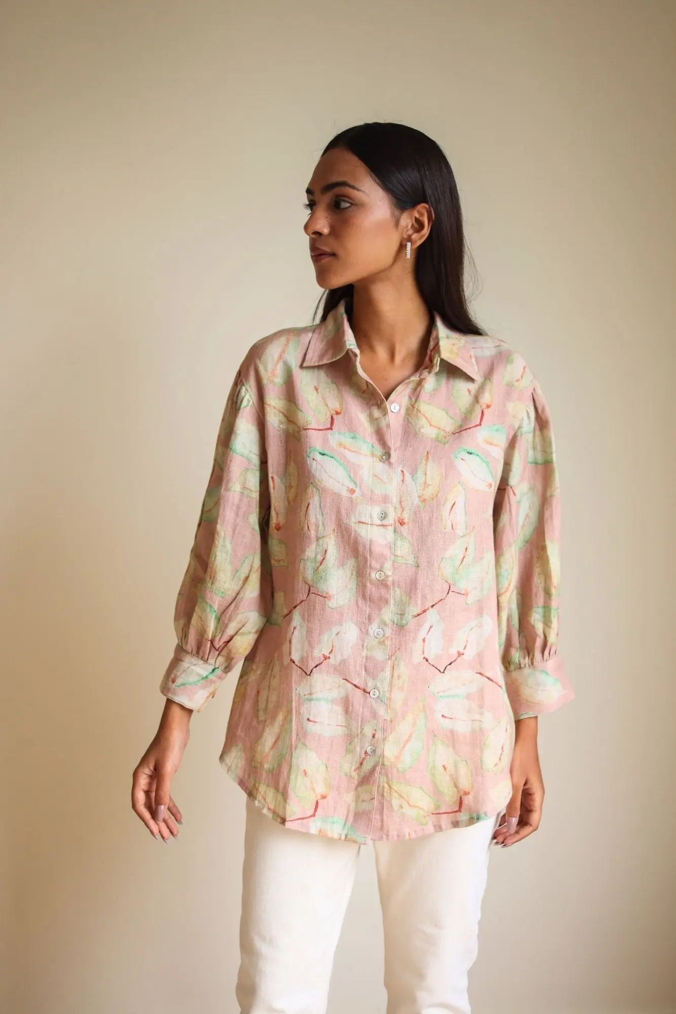 June Grove Linen Blush Shirt SanctuaryLiving