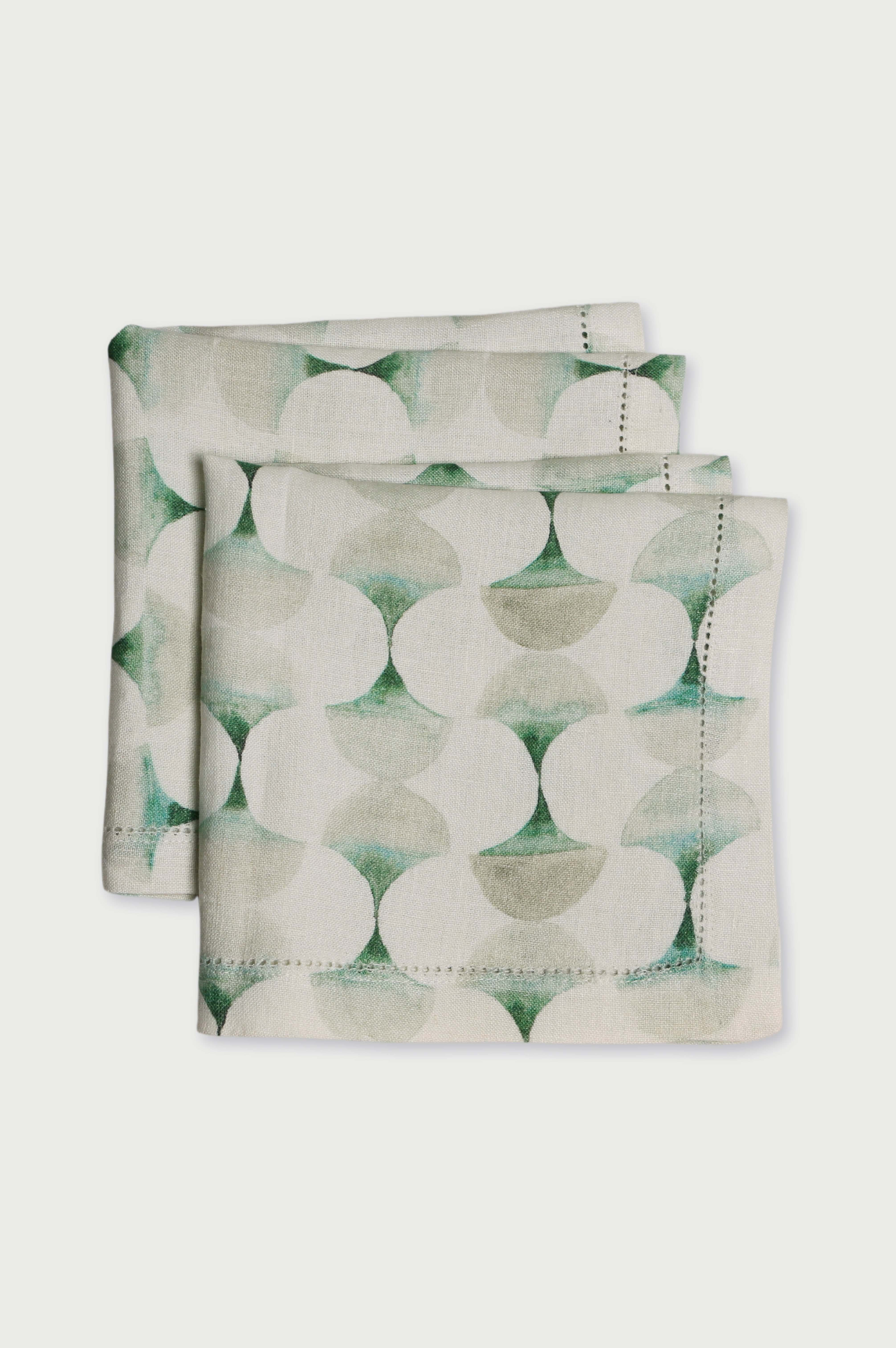 Linen Duck Egg Table Mats and Napkins Gift Set