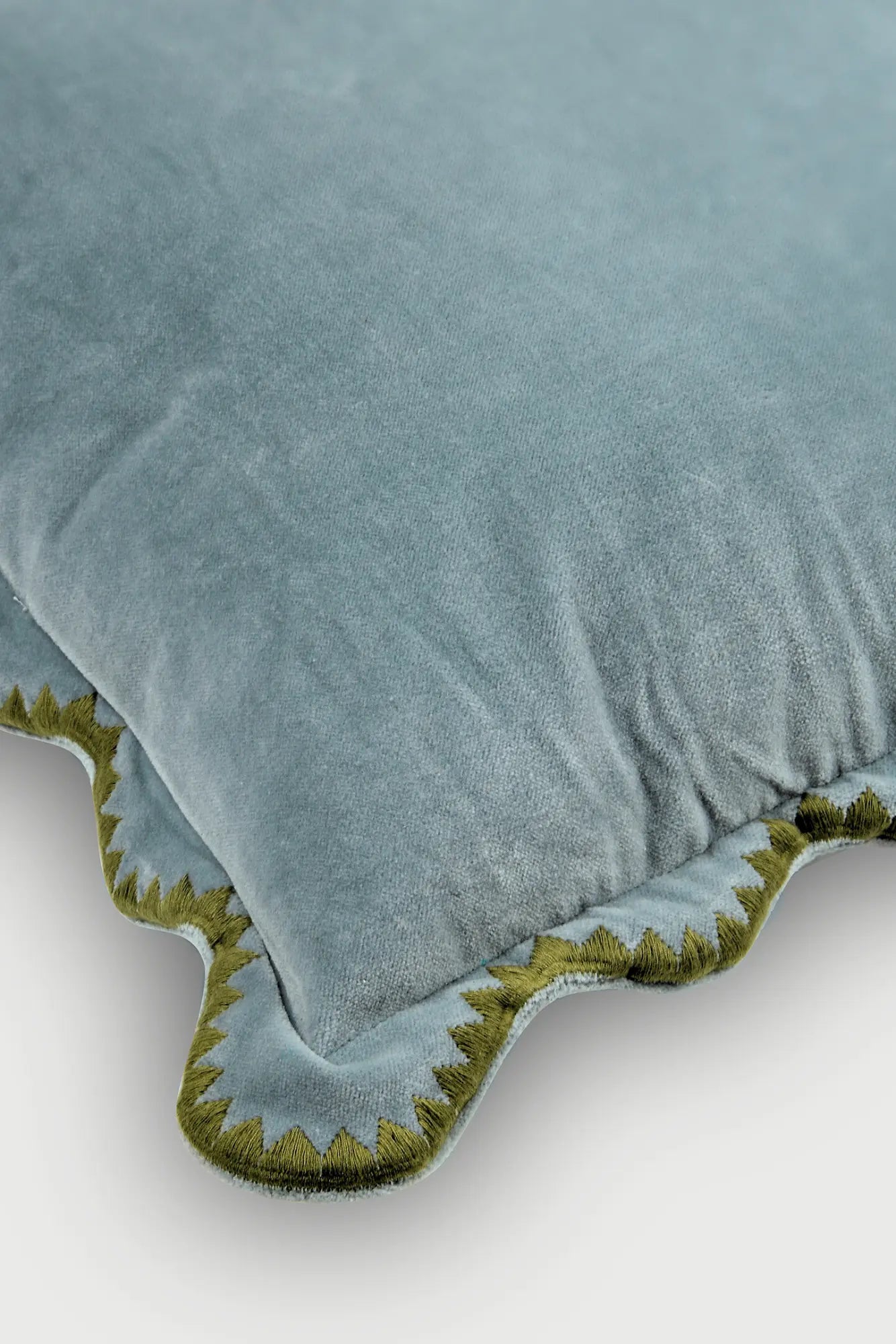 Mirage Scallop Soft Blue Cushion Cover SanctuaryLiving