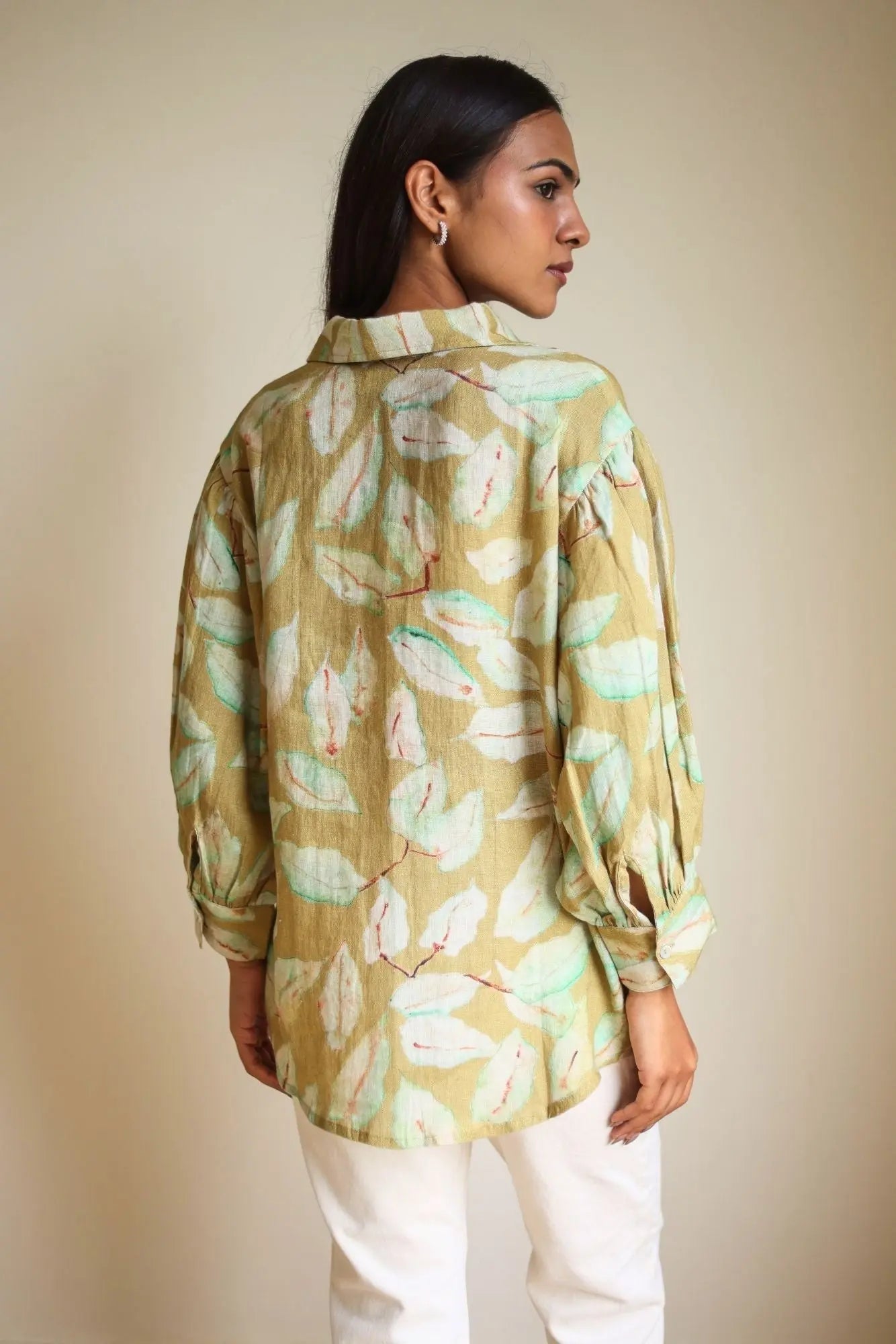 June Grove Linen Ochre Shirt SanctuaryLiving