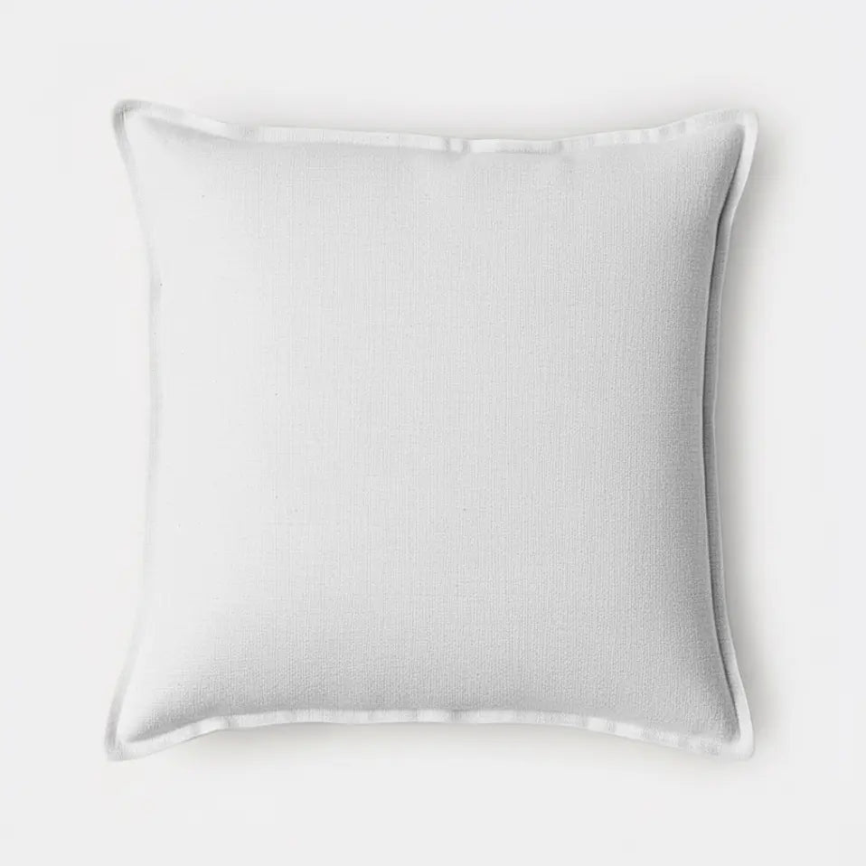 White Linen Euro Sham SanctuaryLiving