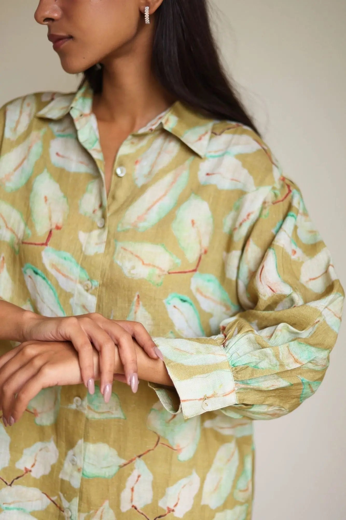 June Grove Linen Ochre Shirt SanctuaryLiving