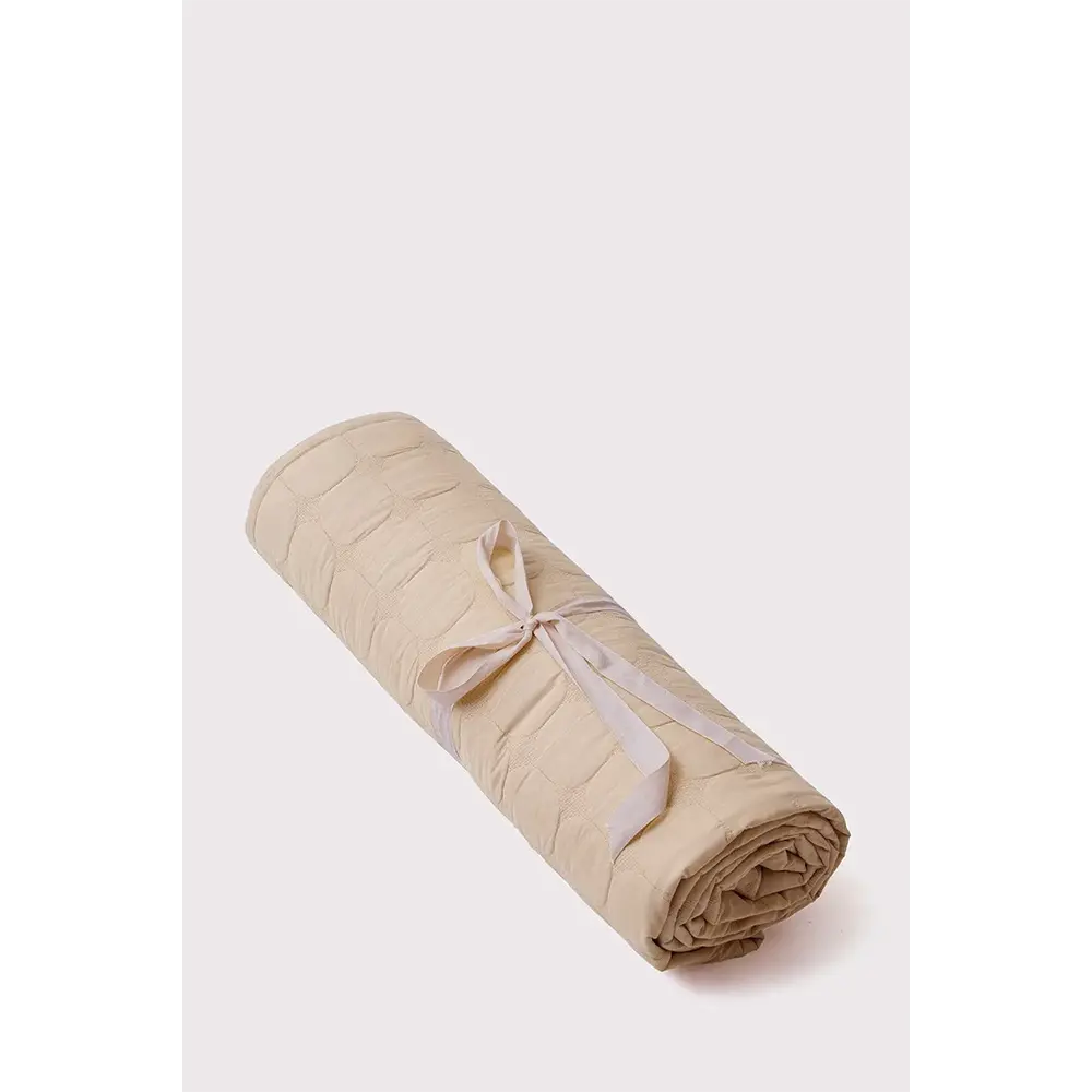 Zen Blush Quilted Cotton Bedding Set