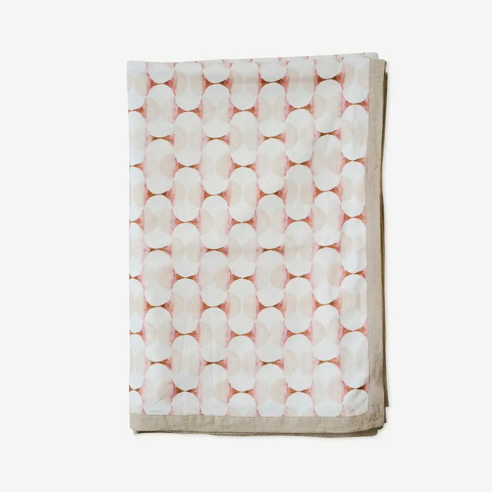 Cove Blush Linen Bedspread SanctuaryLiving