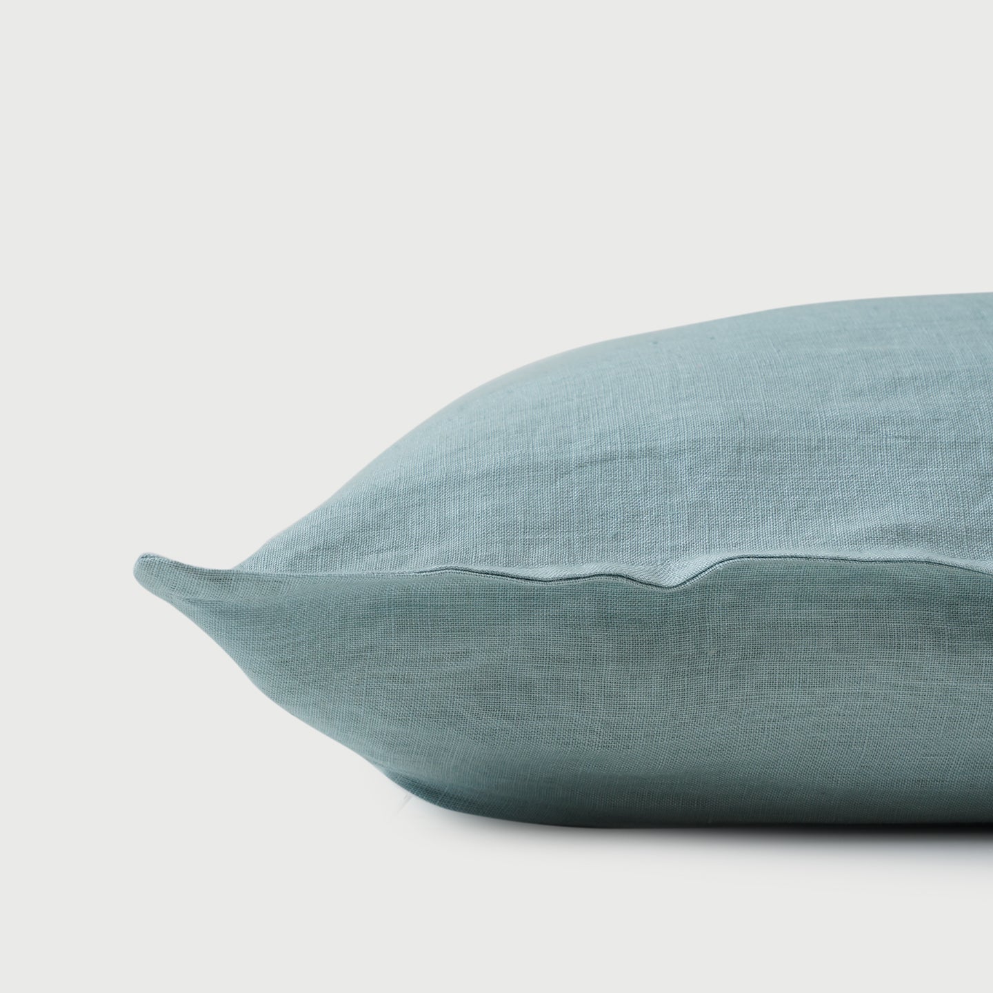 Powder Blue Linen Pillow Cover