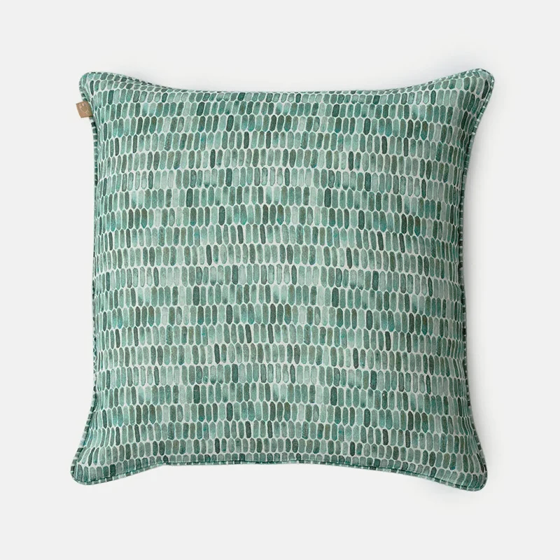 Speckle Teal Linen Cushion Cover