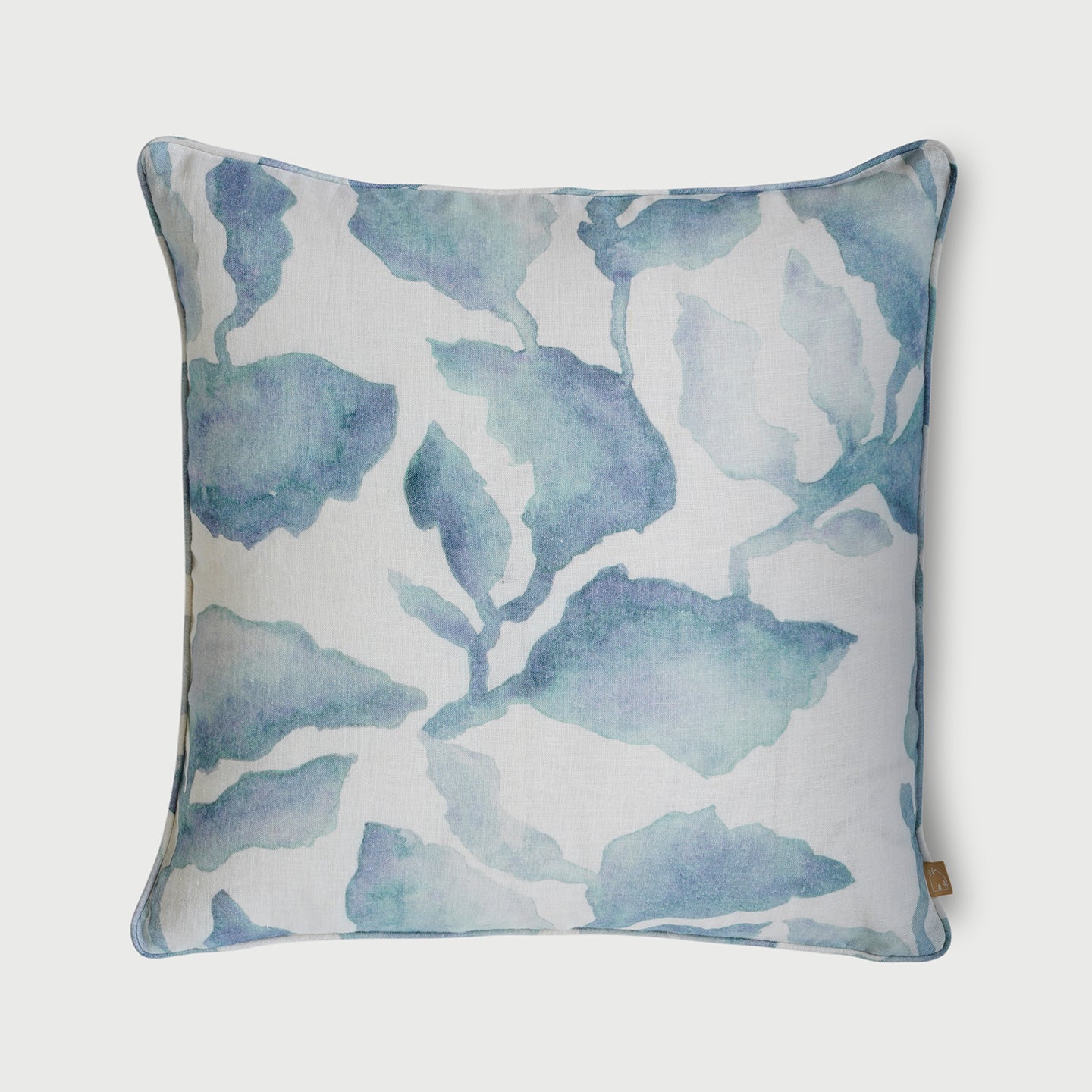 Cascade Blue Linen Cushion Cover