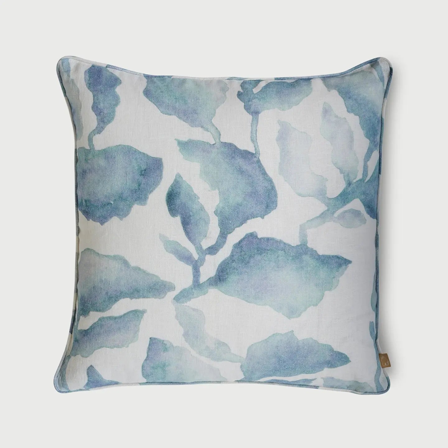 Cascade Blue Linen Cushion Cover SanctuaryLiving