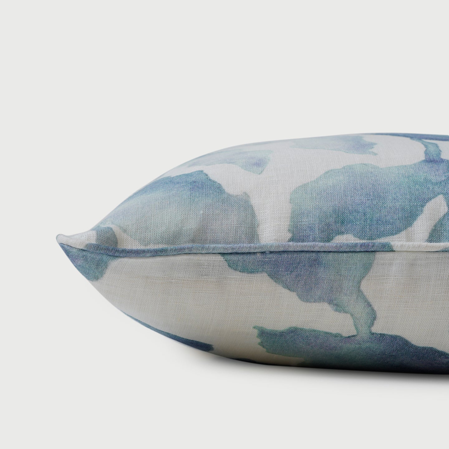 Cascade Blue Linen Cushion Cover