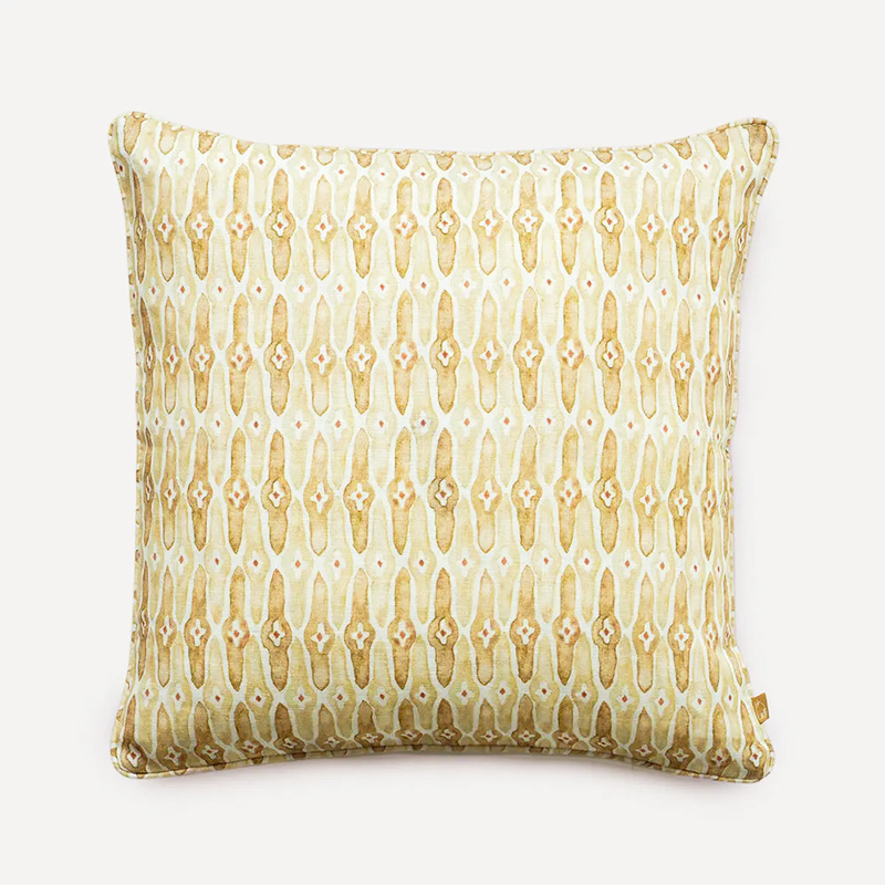 Mosaic Sand Linen Cushion Cover