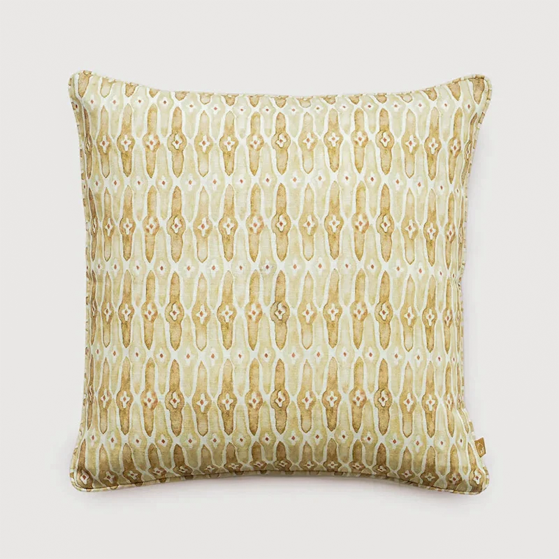 Mosaic Sand Linen Cushion Cover