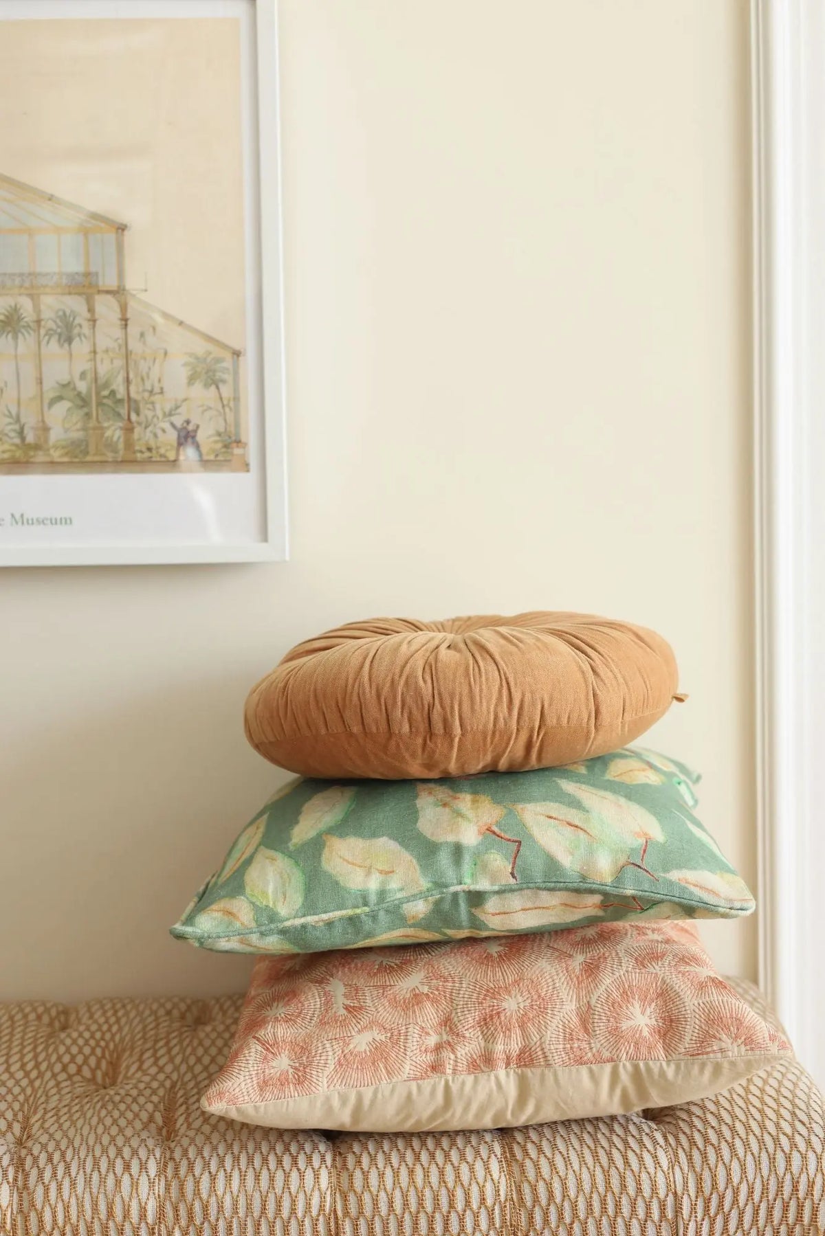 Grove Duck Egg Linen Cushion Cover SanctuaryLiving