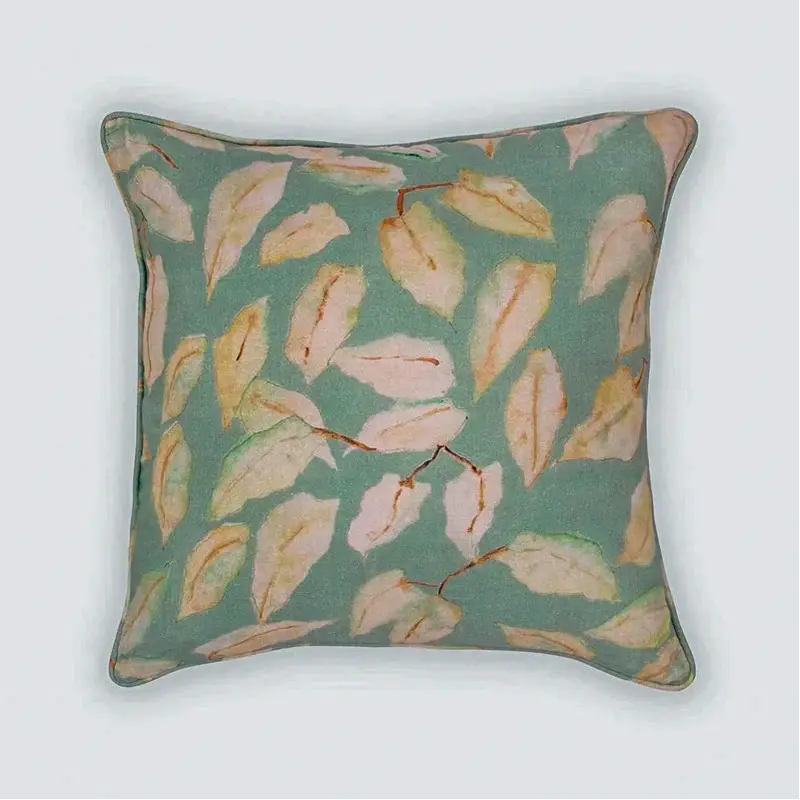 Grove Duck Egg Linen Cushion Cover SanctuaryLiving