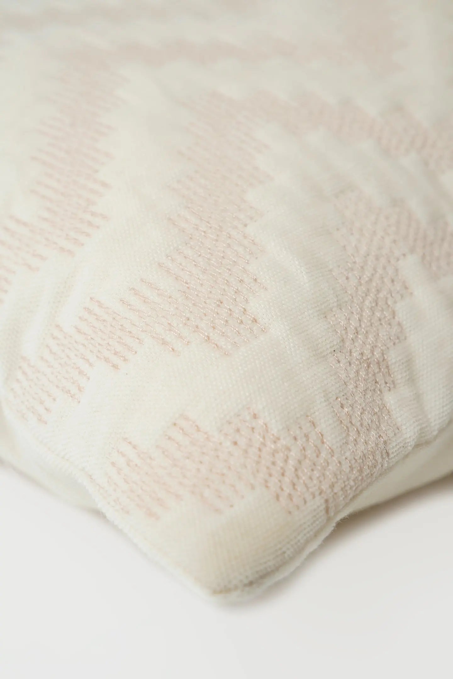 Chevron Blush Velvet Cushion Cover SanctuaryLiving