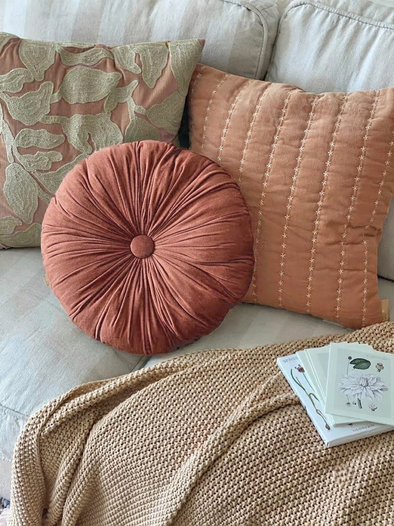 Sitara Spice Velvet Cushion Cover