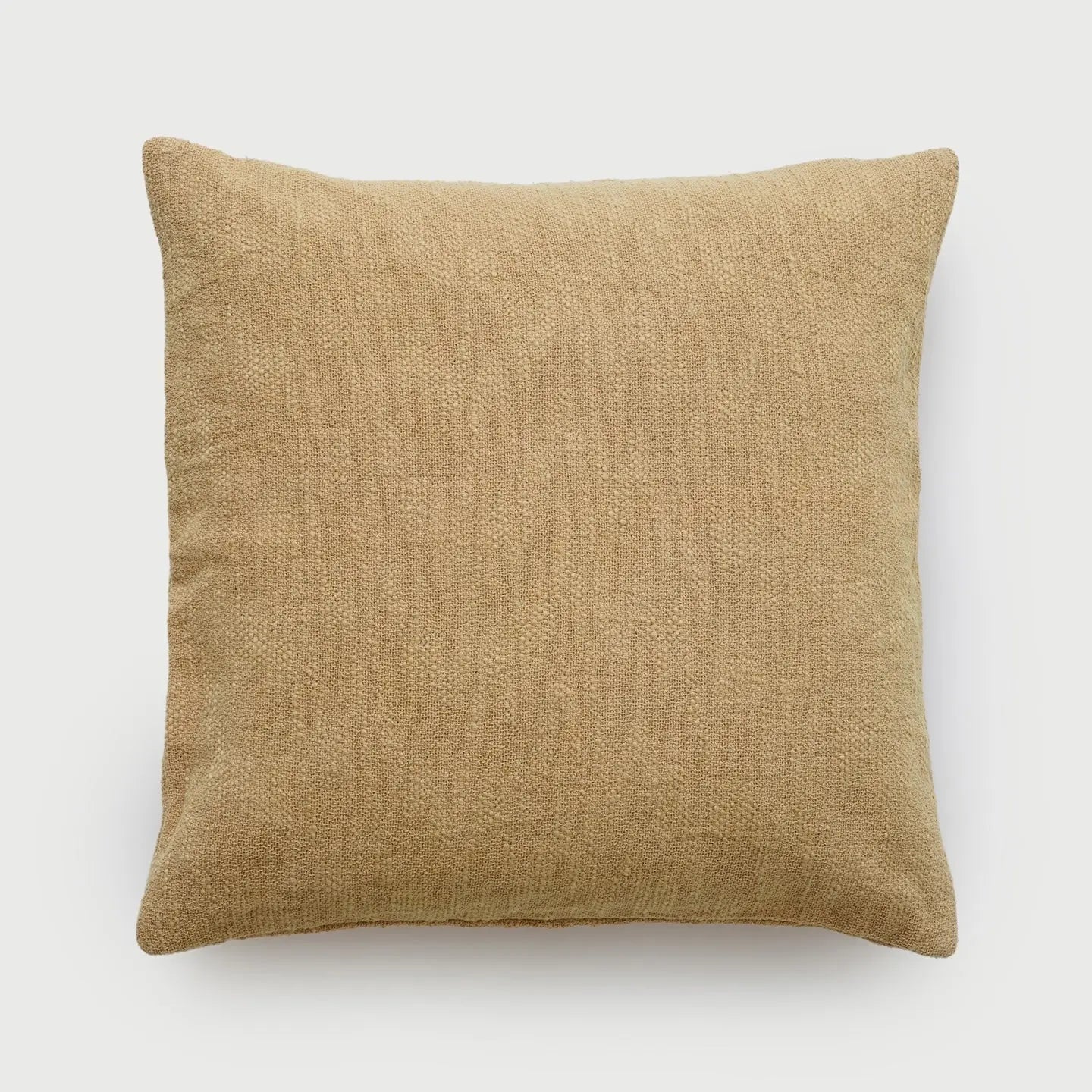 Cotton Slub Beige Cushion Cover SanctuaryLiving
