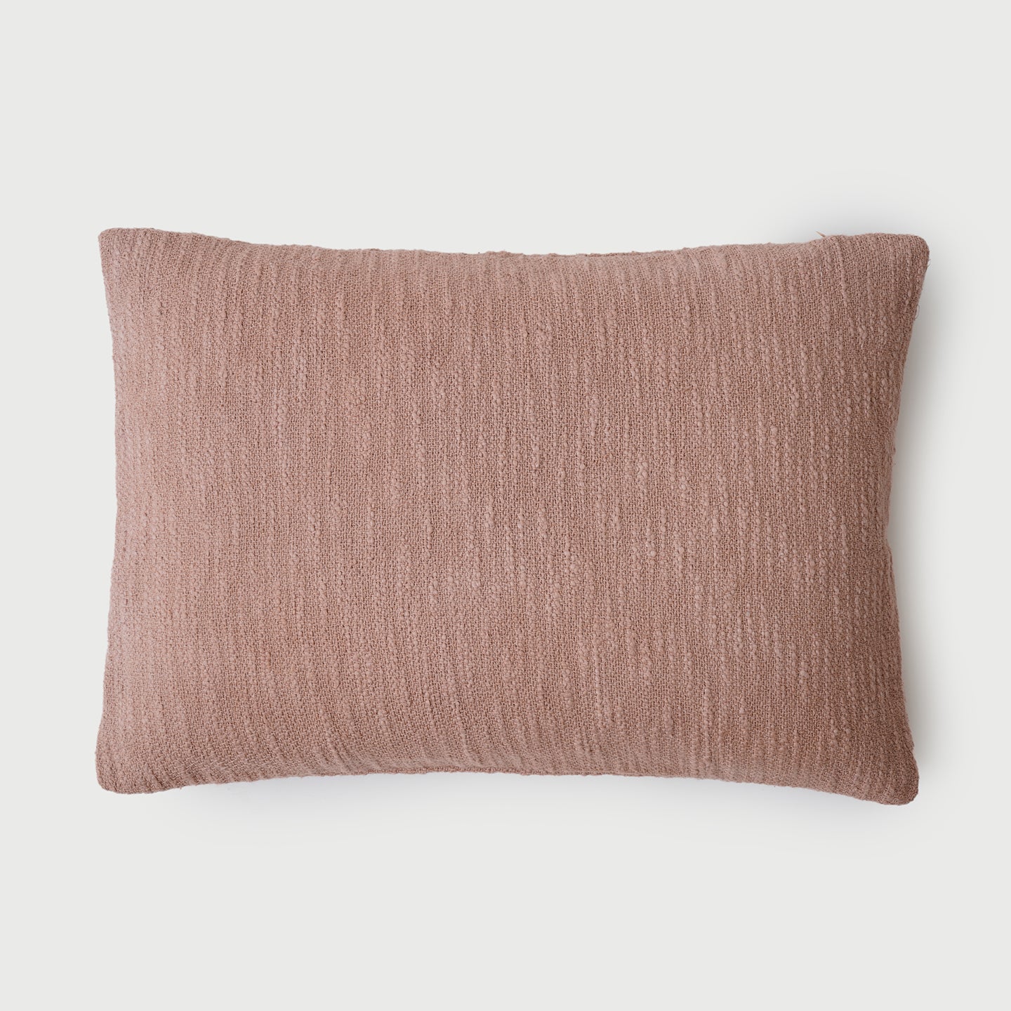 Cotton Slub Rose Oblong Cushion Cover