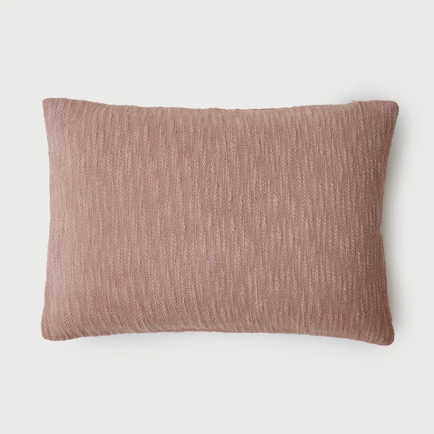 Cotton Slub Rose Oblong Cushion Cover SanctuaryLiving