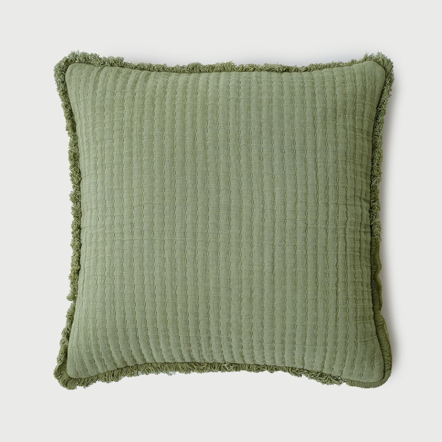 Trail Sage Cotton Cushion Cover