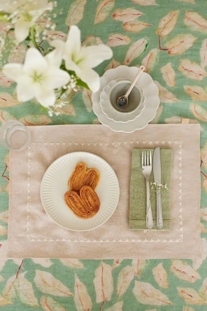 Mirage Flax Table Mats-Set of 2 SanctuaryLiving