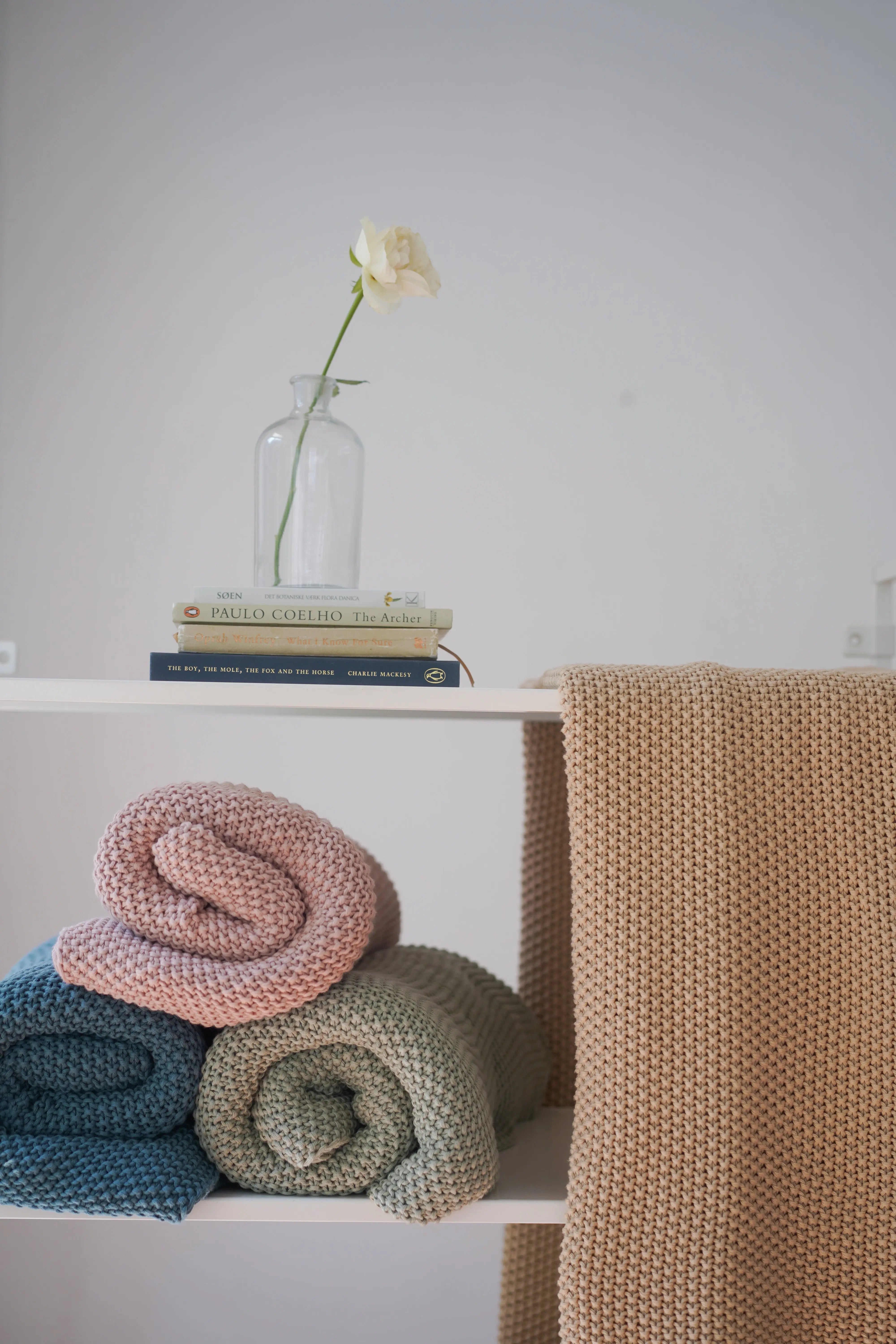 Sage Moss Knit Throw SanctuaryLiving