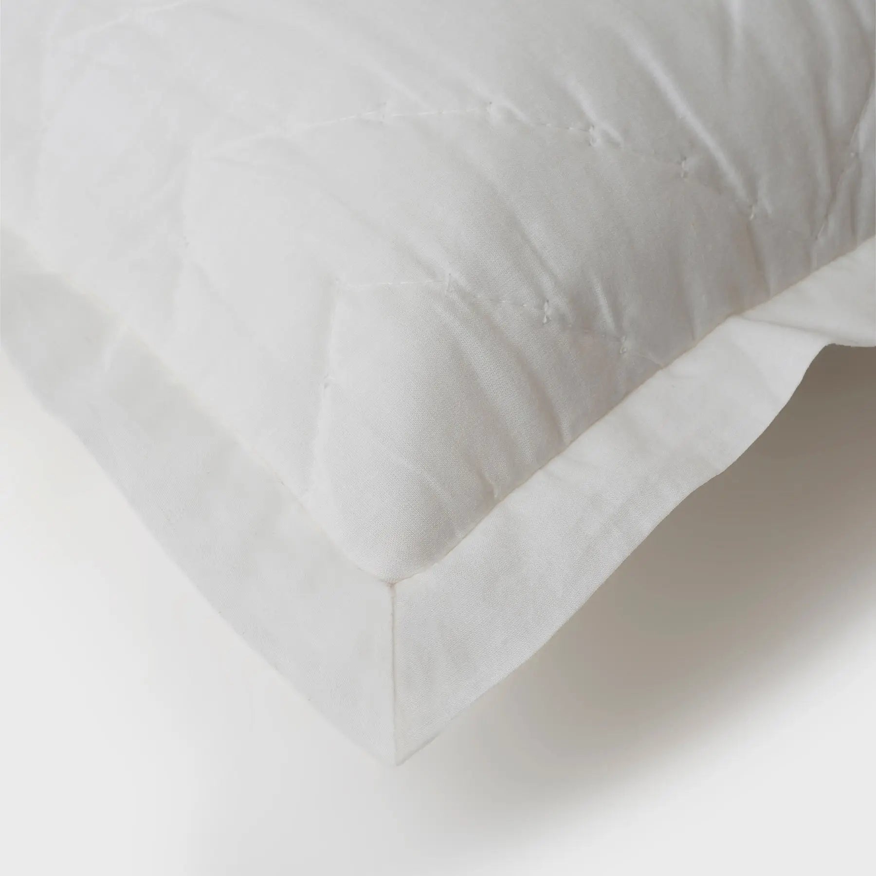 Chevron Ivory Quilted Cotton Bedding Set SanctuaryLiving