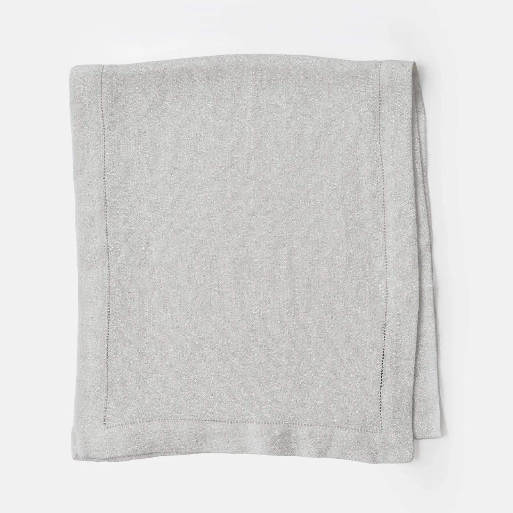 Ivory Herringbone Linen Table Runner SanctuaryLiving