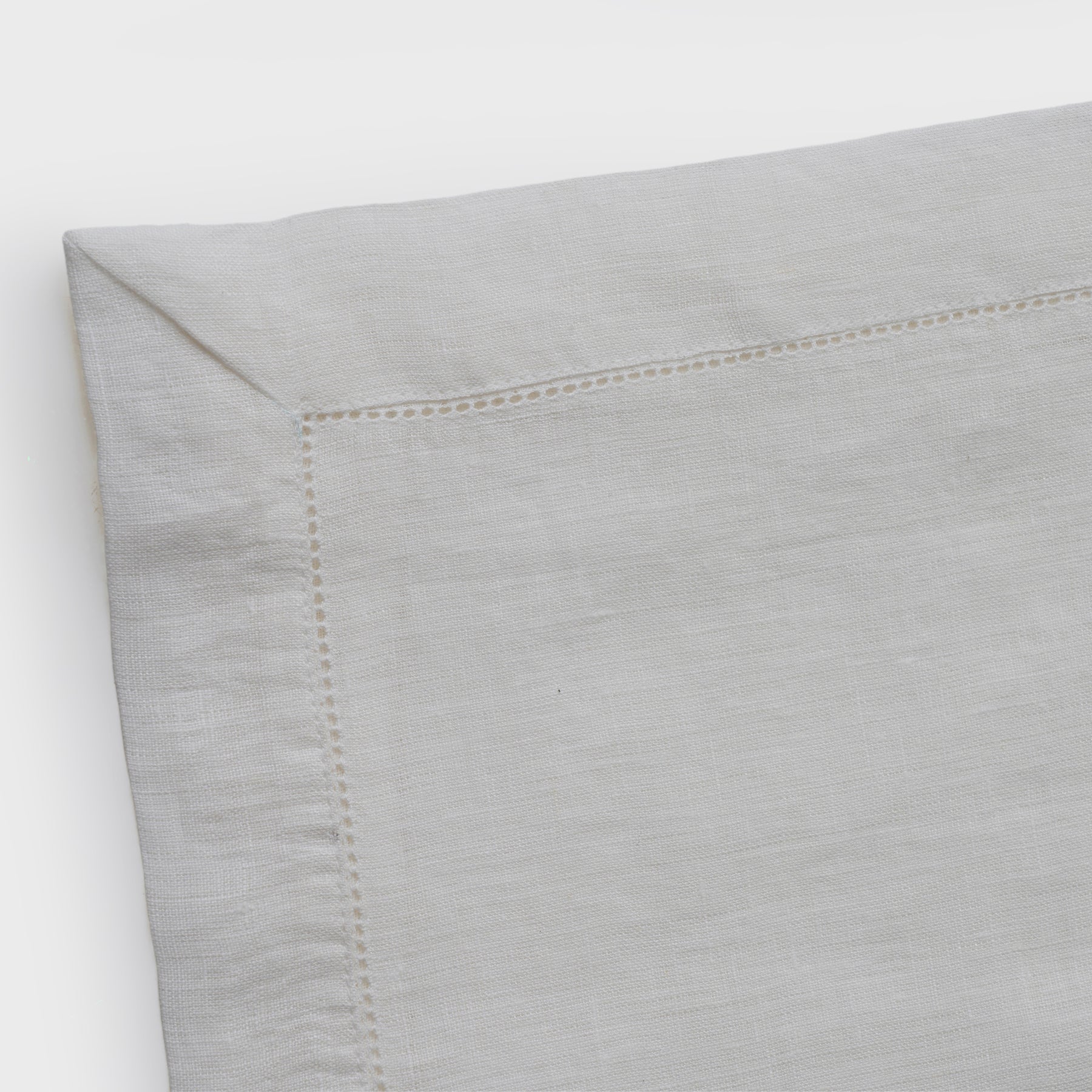 White Linen Linen Table Runner
